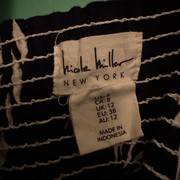 Maxi Dress - Black and White Floral Modern - Picture 5 of 6